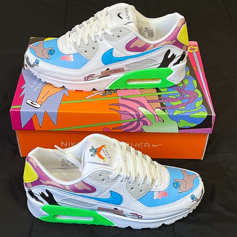 Air Max 90 Flyleather “Earth Day” X Ruohan Wang